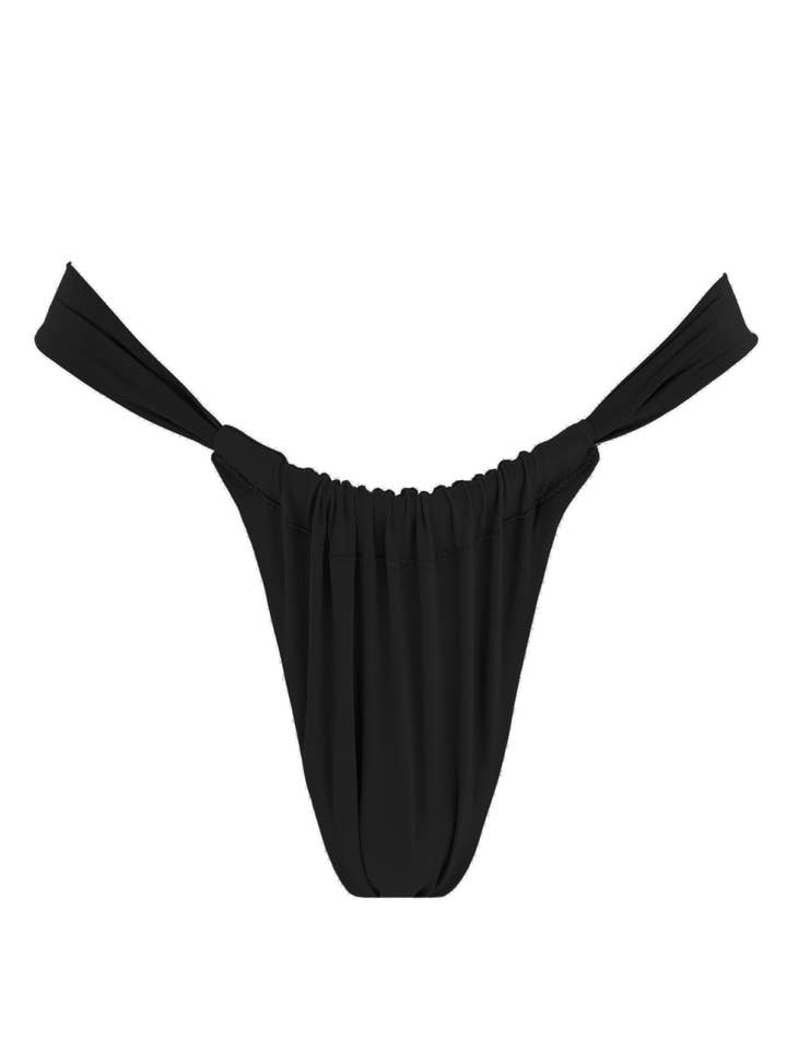 FAYE ONDERKANT | ZWART voor wholesale door SLATE SWIM