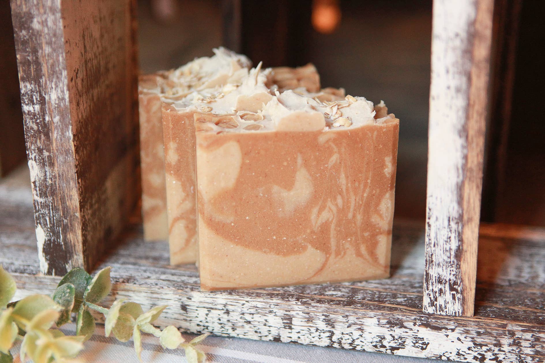Faith and Grace Soap Co. - Wholesale Bar Soap - Oatmeal, Goats Milk & Honey Artisan Bar Soap, Colloidal Oats3