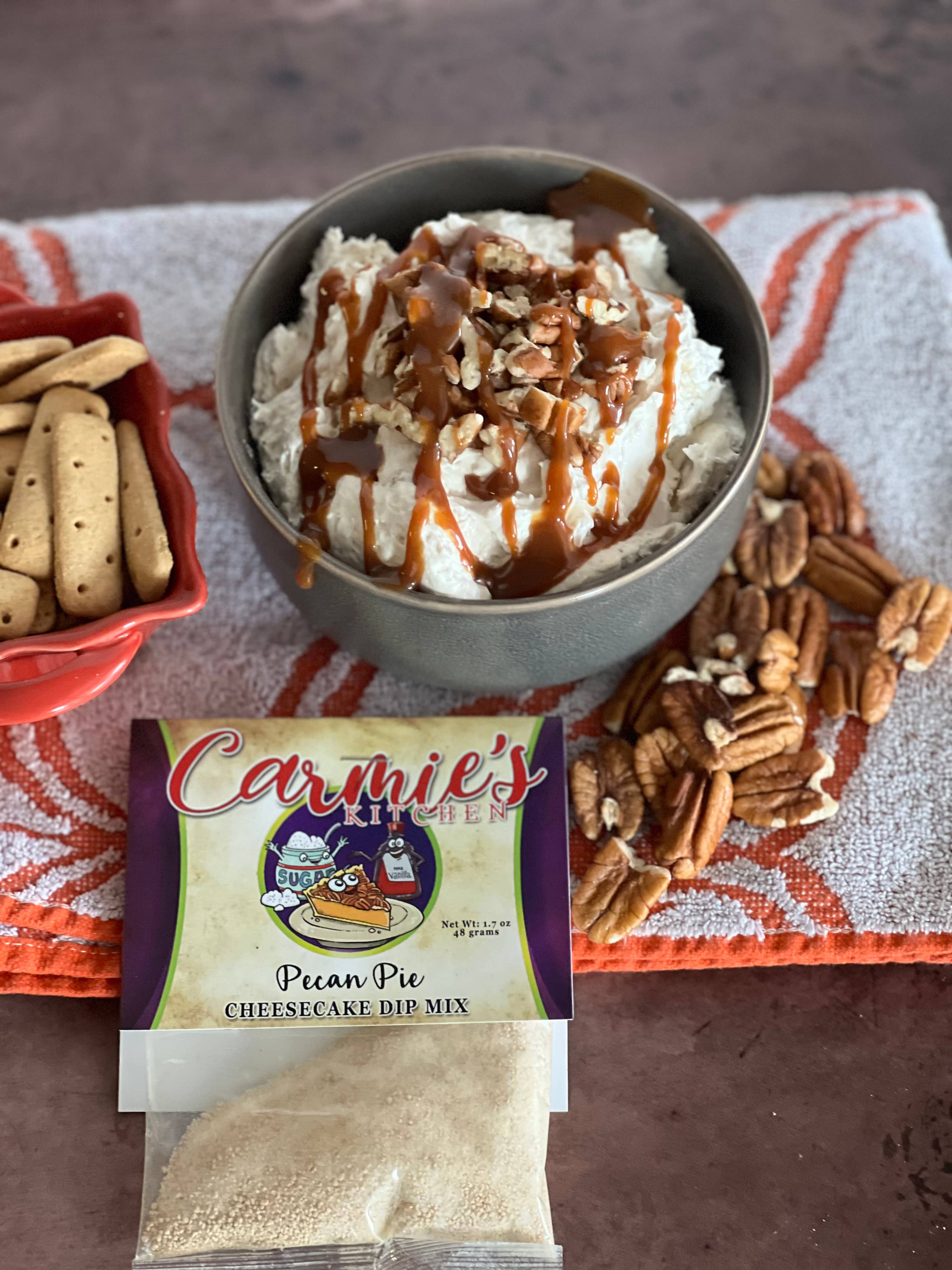 Carmie's Kitchen - Wholesale Dip - Pecan Pie Cheesecake Dip Mix2