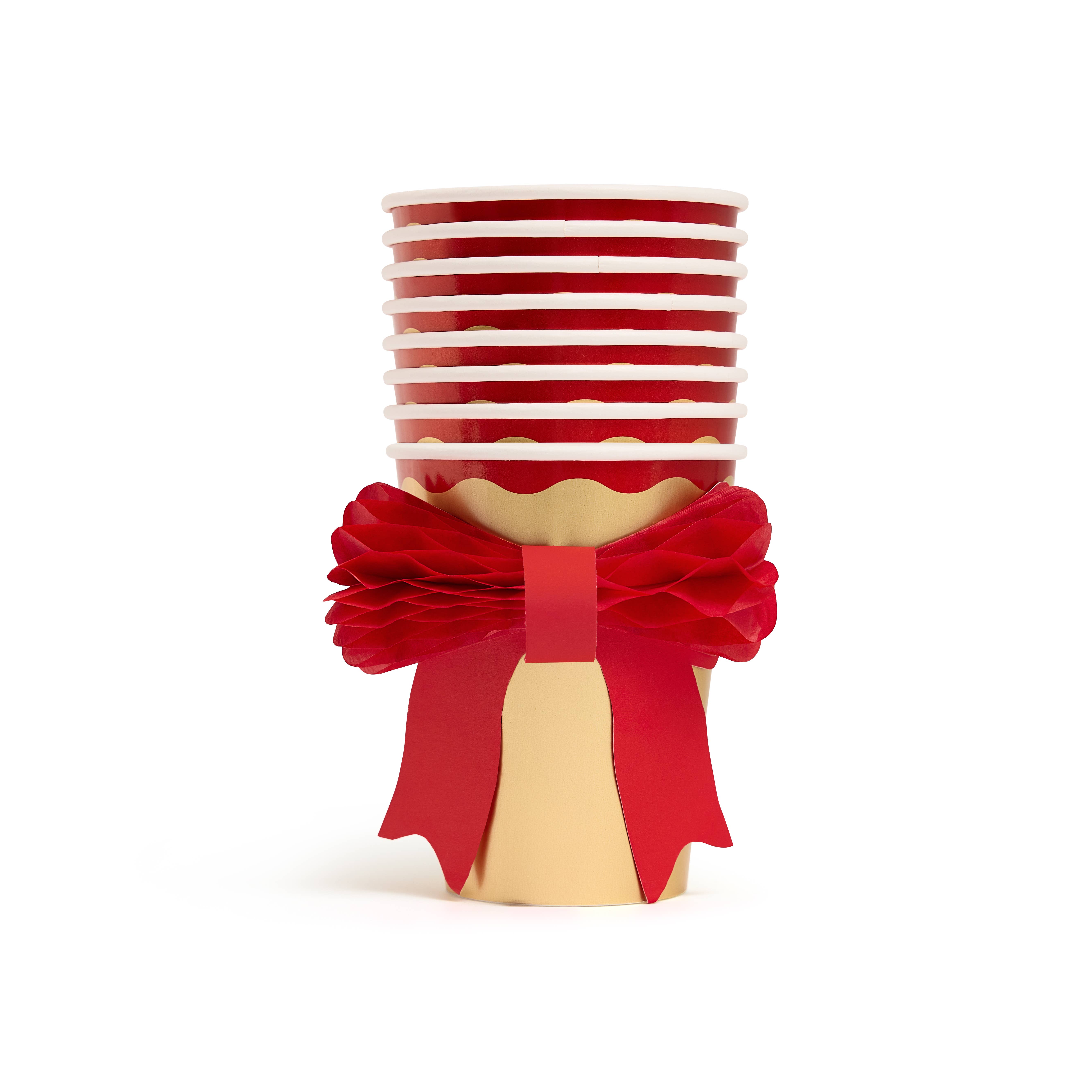 Packed Party - Wholesale Disposable Cup - Sip & Sparkle Bow Cup Set