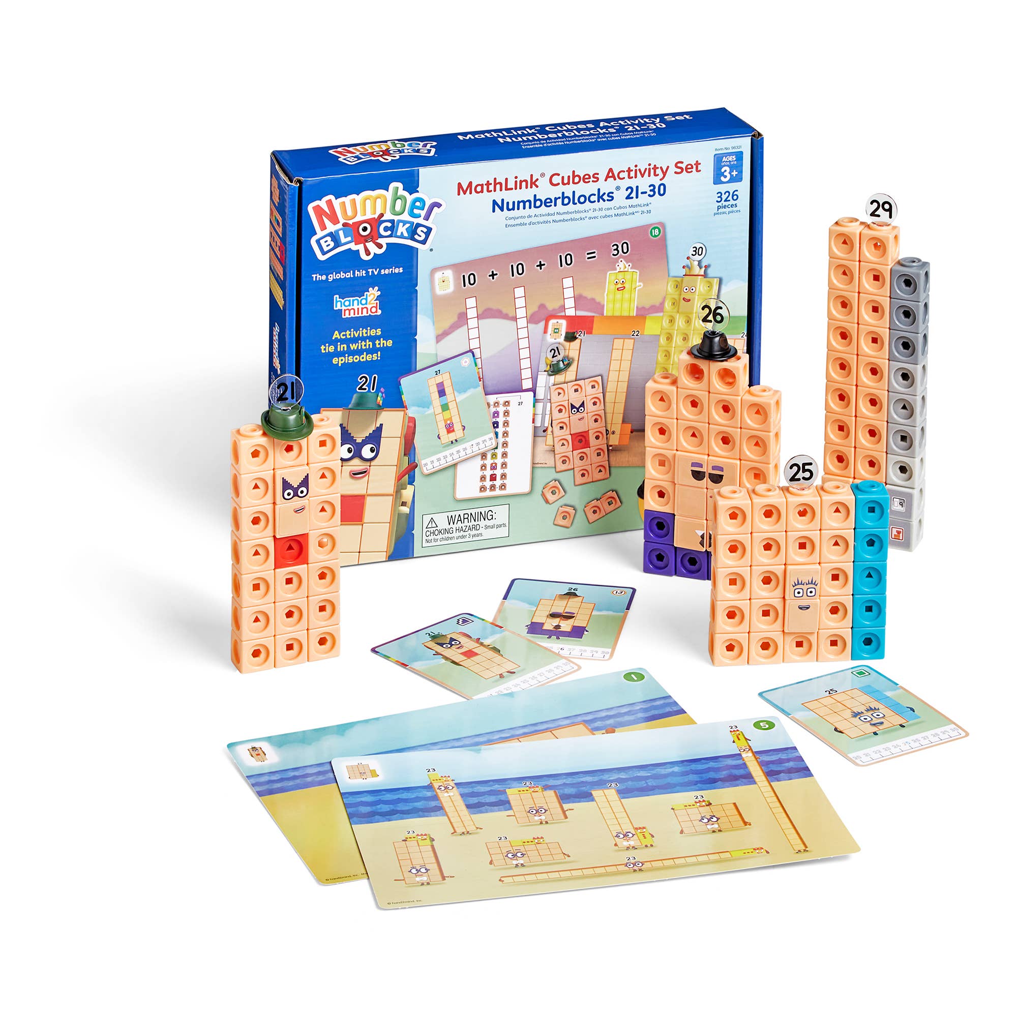 Learning Resources - Wholesale Toy Set - Kids - Numberblocks® MathLink® Cubes 21-30 Activity Set0