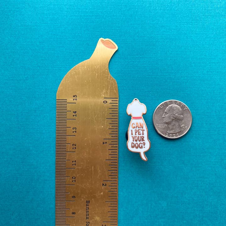 Chelzart - Wholesale Lapel pin/button - Dog Enamel Pin | Can I Pet Your Dog Pin | Dog Accessory5