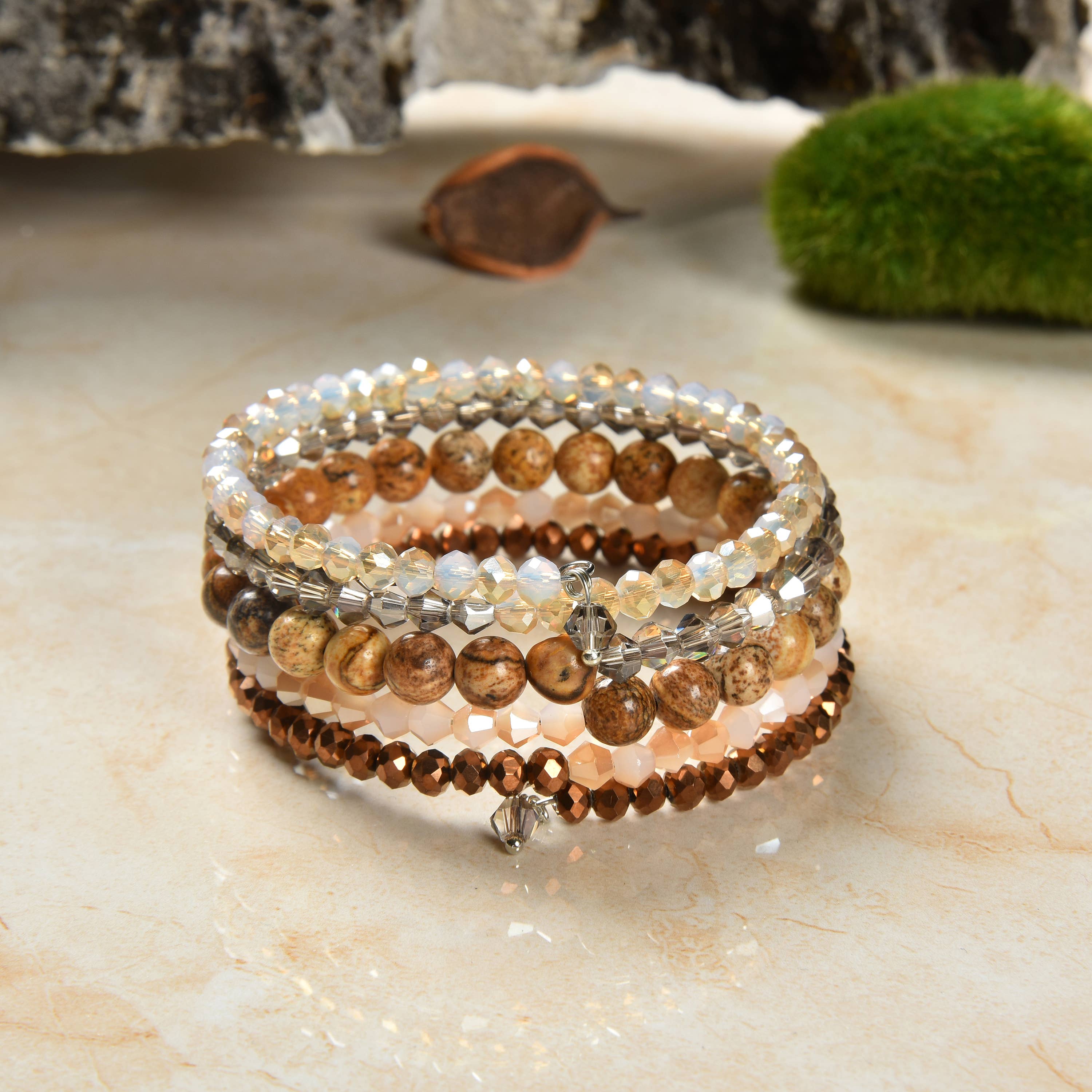 IST Jewelry – wholesale Beaded bracelet – Memory Wire Bracelets2