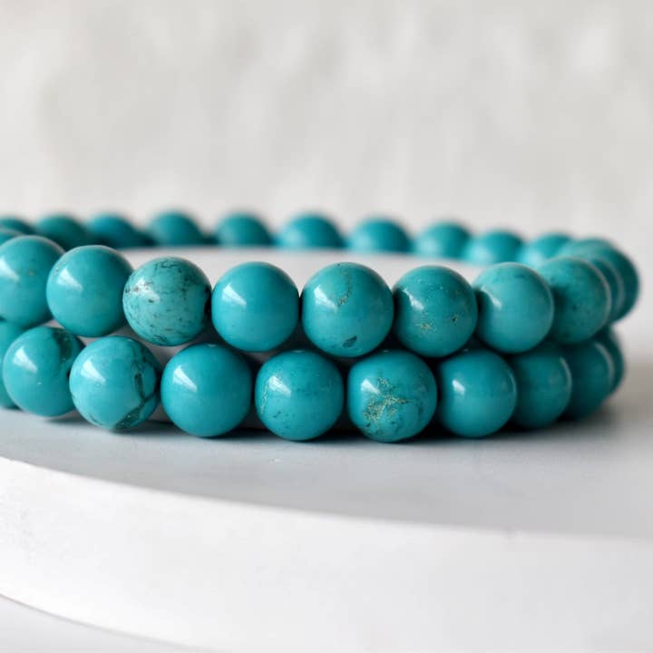 Soothing Crystals - Wholesale Beaded Bracelet - Healing Bracelet | Turquoise Howlite | Gemstone Bracelet