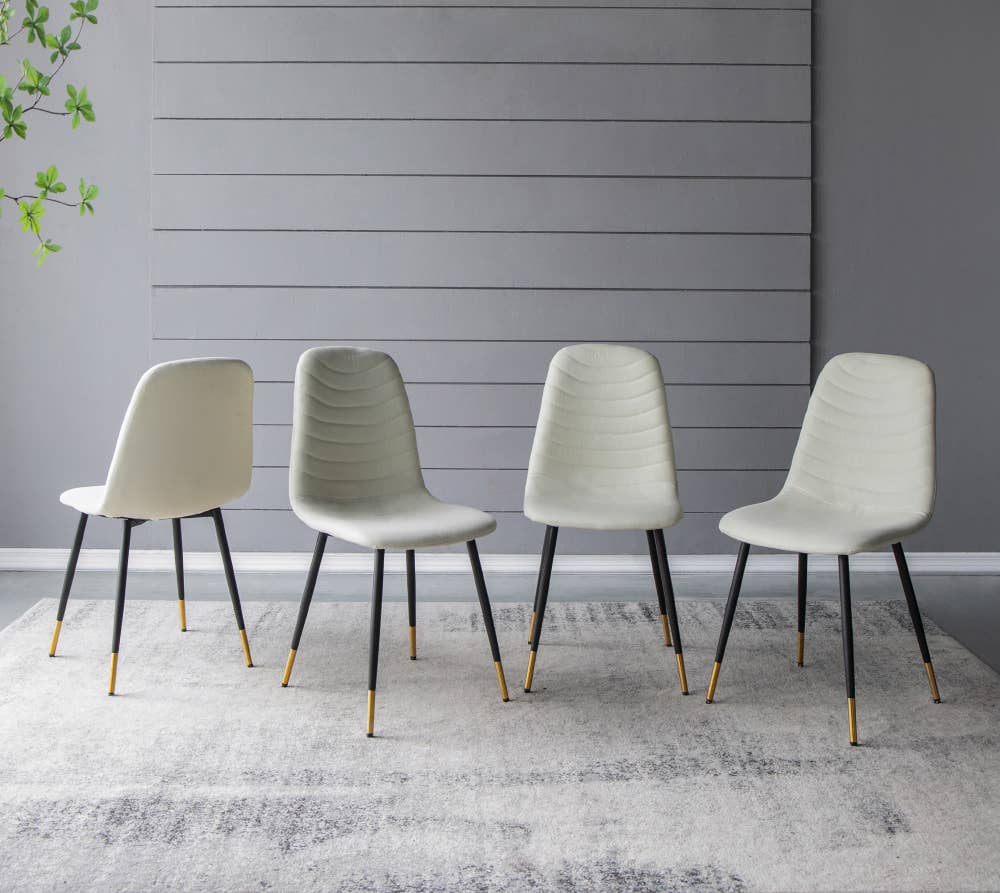 A&B Home Group Inc. - Venta al por mayor Sillas - Juego de 4 sillas de comedor Fausta10