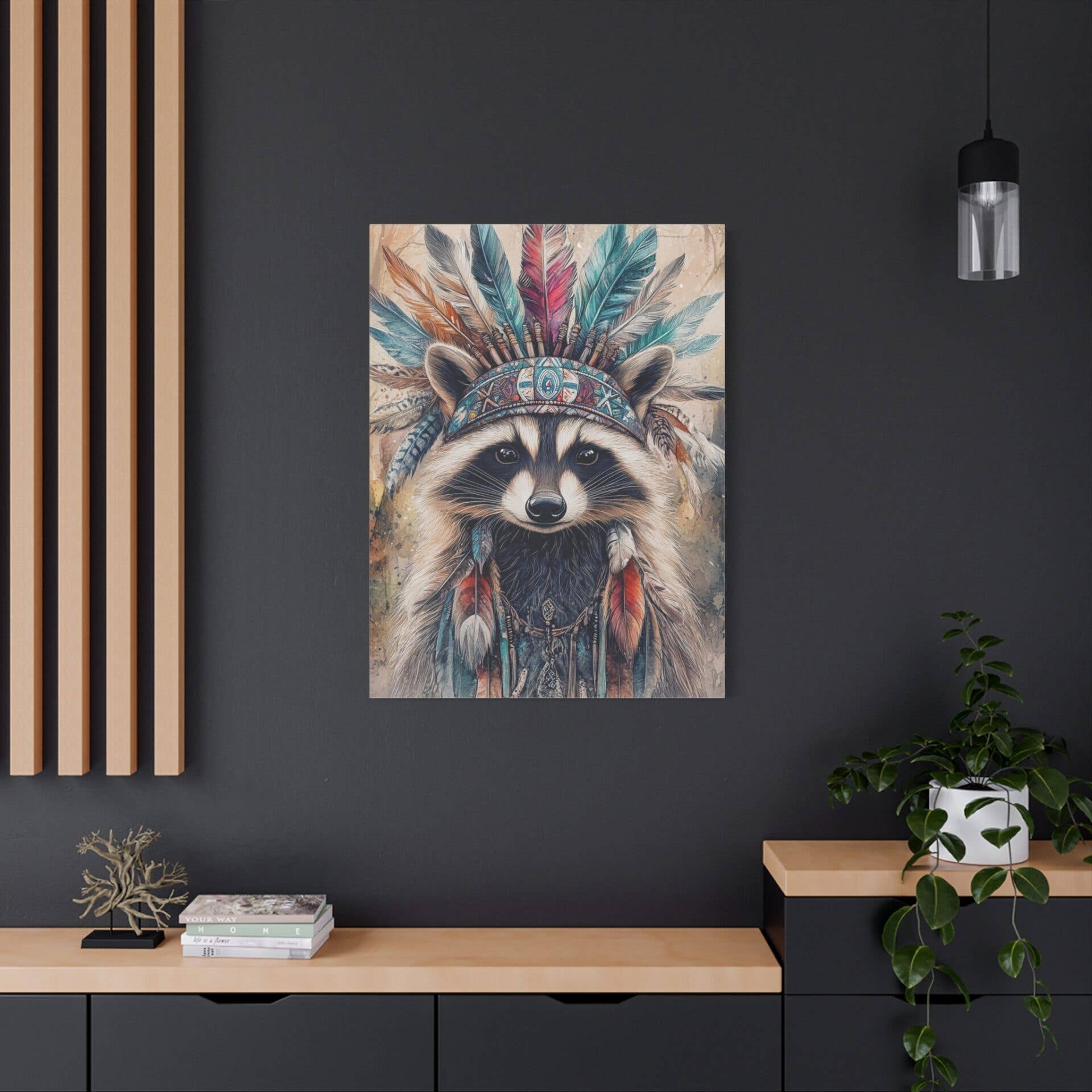 Coin Tableau – Engroshandel Kunsttryk – Diagram over indisk vaskebjørnhovedbeklædning19