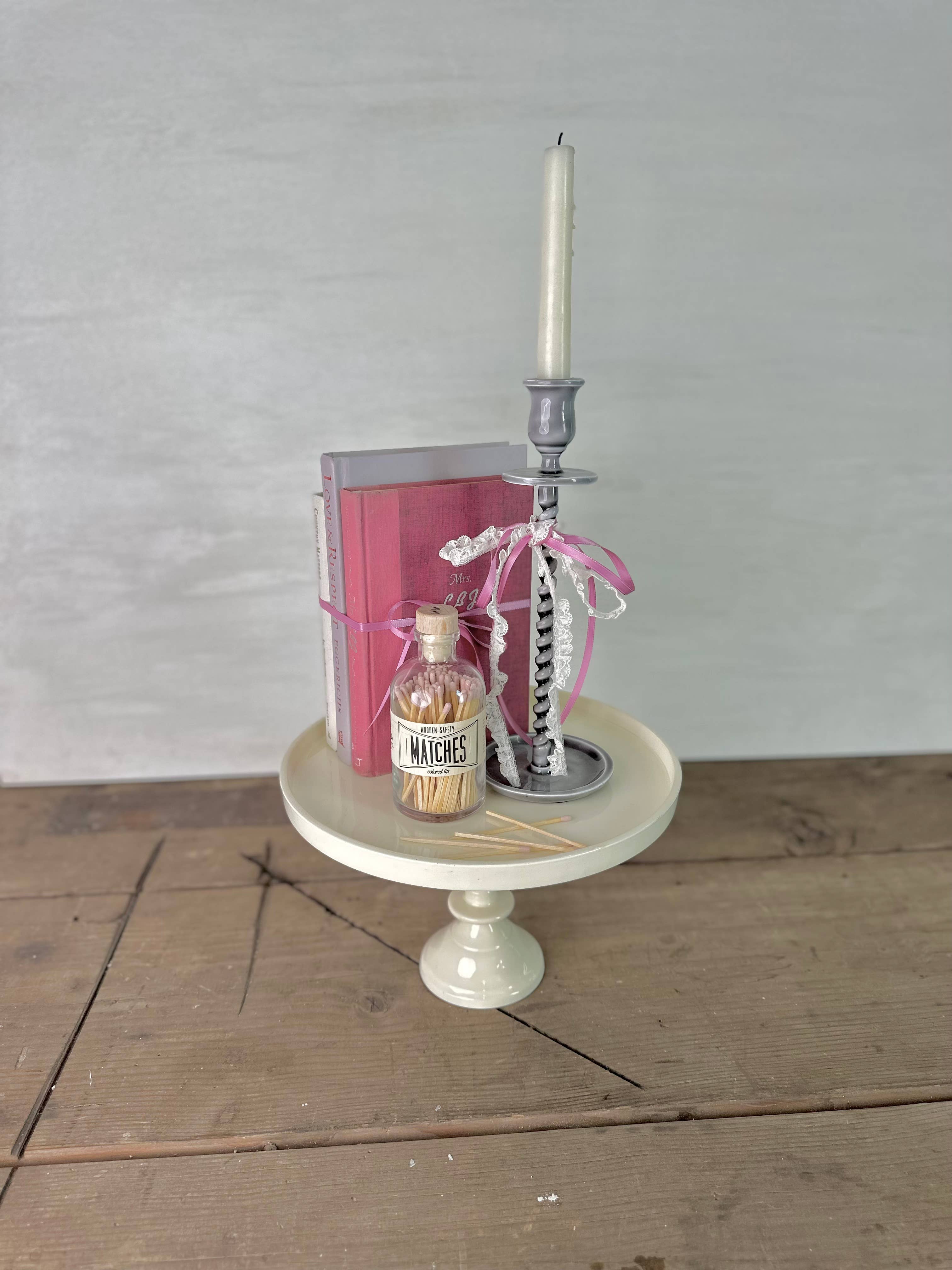 Made Market Co. – Engroshandel Lyseholder – Grå Proptrækker Taper Lysestage Lille6