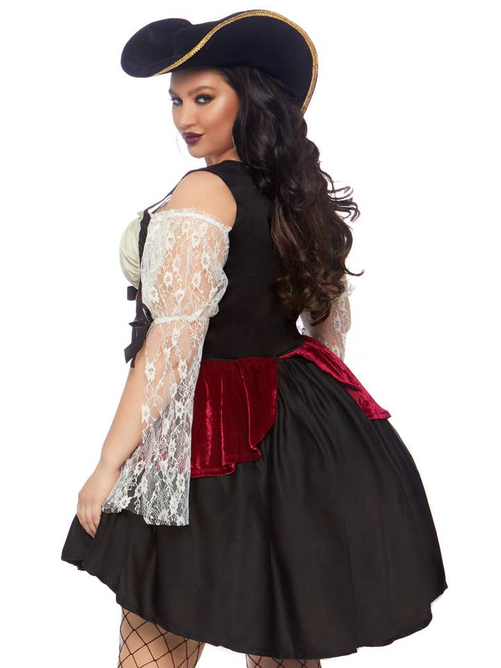Plus Wicked Waters Wench Costume for wholesale by Leg Avenue