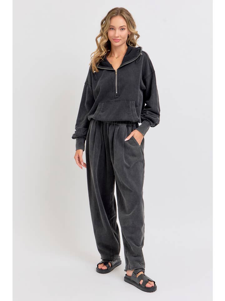 Sweet Lovely by Jen – wholesale Lounge Sweatpants/jogging bottoms – Women's – MINERAL WASHED SWEATPANTS IN FRENCH TERRY 23