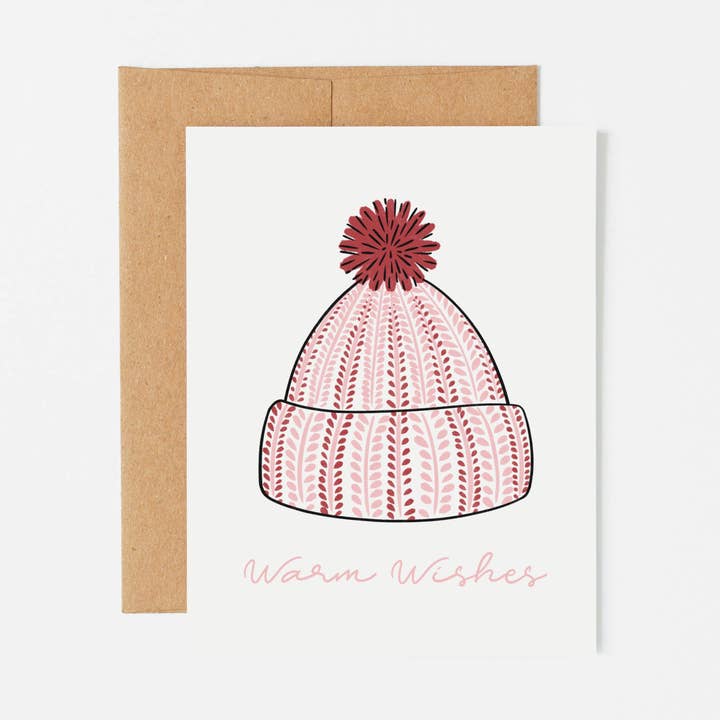 Warm Wishes Holiday Card for wholesale by Lucky Penny Goods
