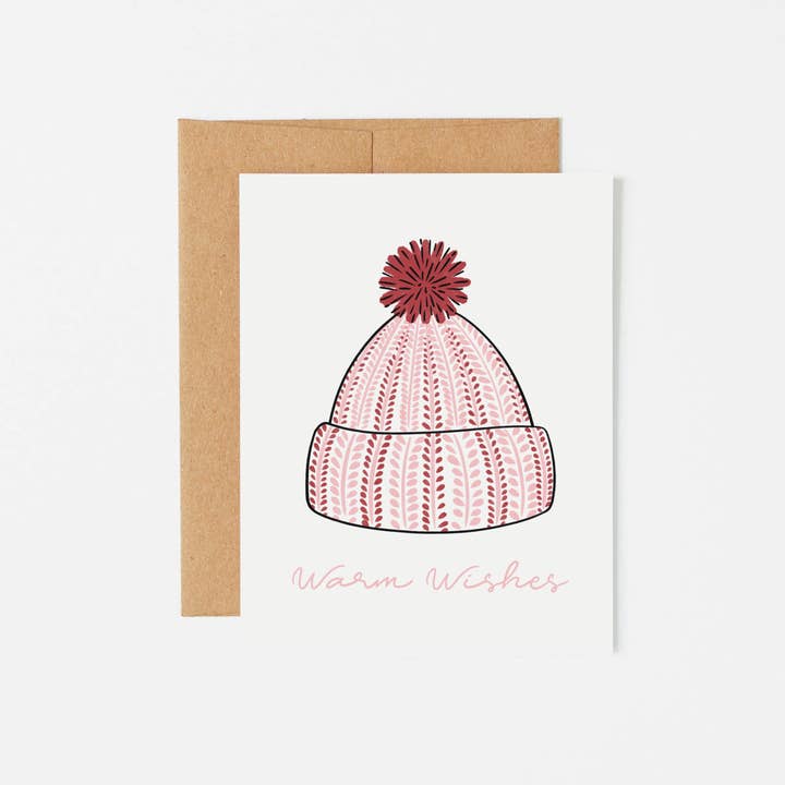 Warm Wishes Holiday Card for wholesale by Lucky Penny Goods