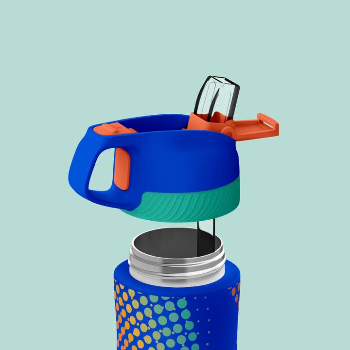 Ottle Hydration - Wholesale Water Bottle - Halftone Vortex 19 oz Water Bottle2