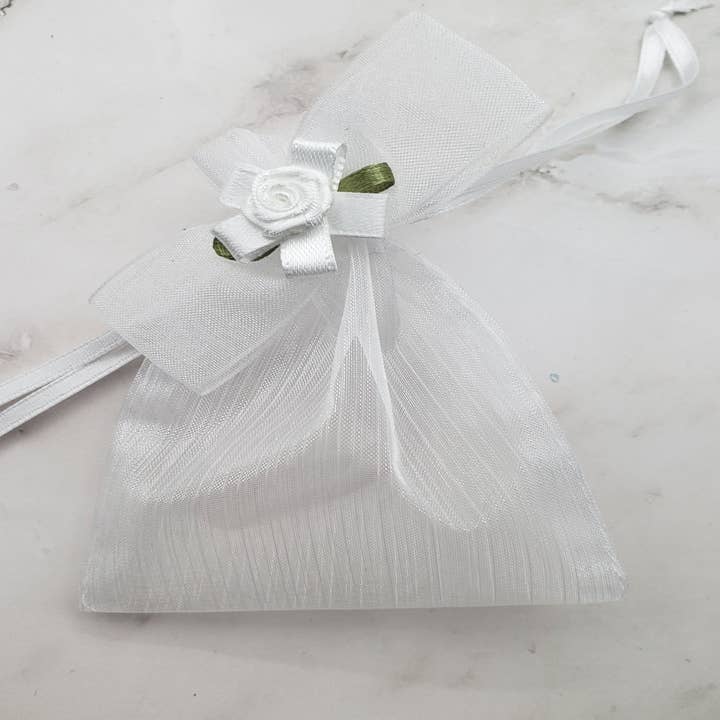 Reusable Organza Bag for Bath Salts for wholesale by Eve's Essentials