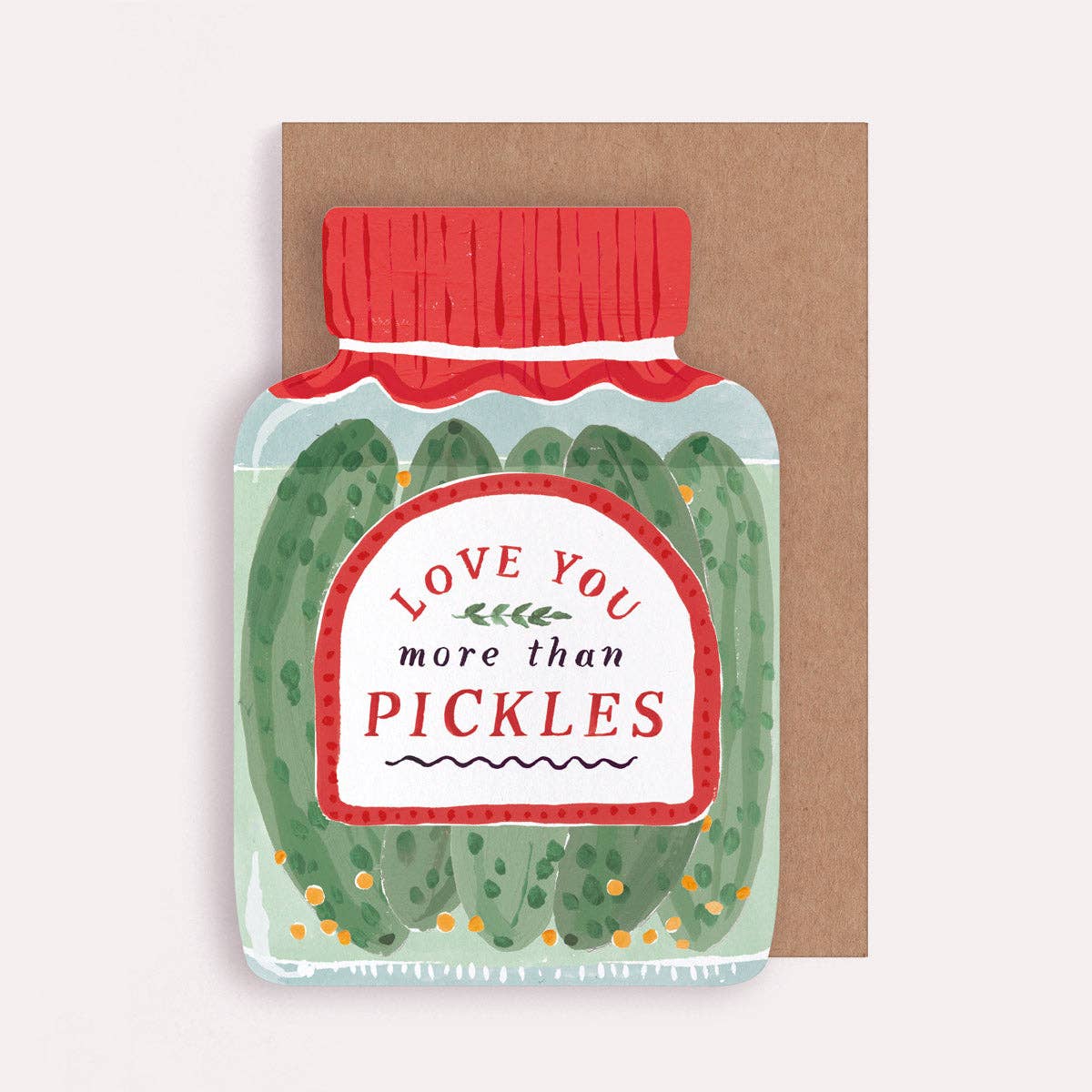 Sister Paper Co. - Wholesale Anniversary Card - Love You More Than Pickles Card | Love & Valentines Cards2