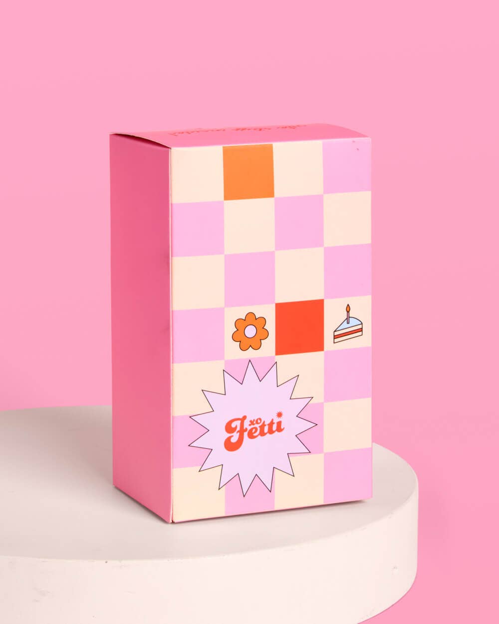 xo, Fetti - Wholesale Cake/Cupcake Topper - 40 Disco Topper - 6 pc mirrored cake toppers, 40th birthday5