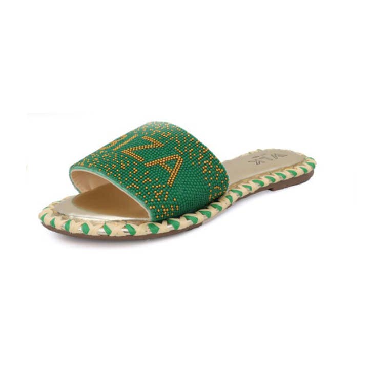 Yoki Fashion - Wholesale Slides - Women's - FIRE SALE YOKI NATALIE Women's Beaded Destination Slide