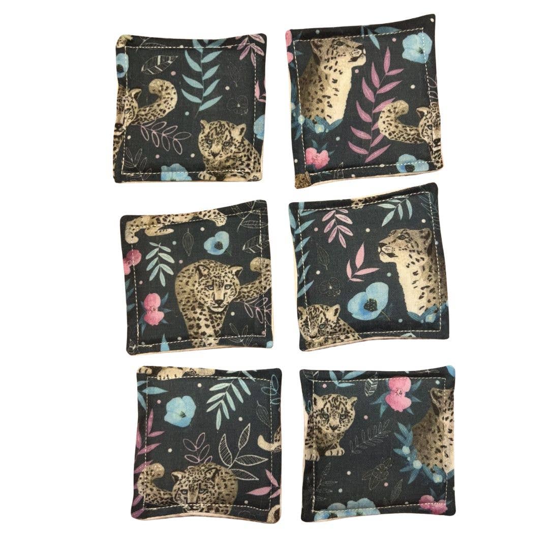 Tahlia Paige – wholesale Cotton pad – Snow Leopard Reusable Skincare Pads5