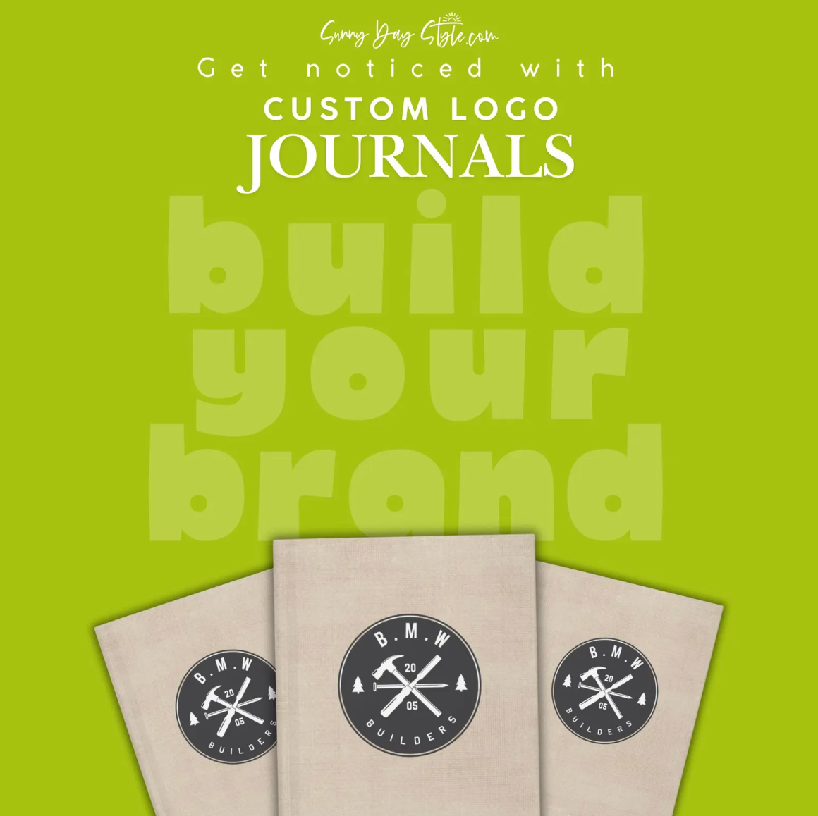 Sunny Day Style - Vente Journal intime - Journal à Logo Personnalisé - Carnet de Marque d'Entreprise4