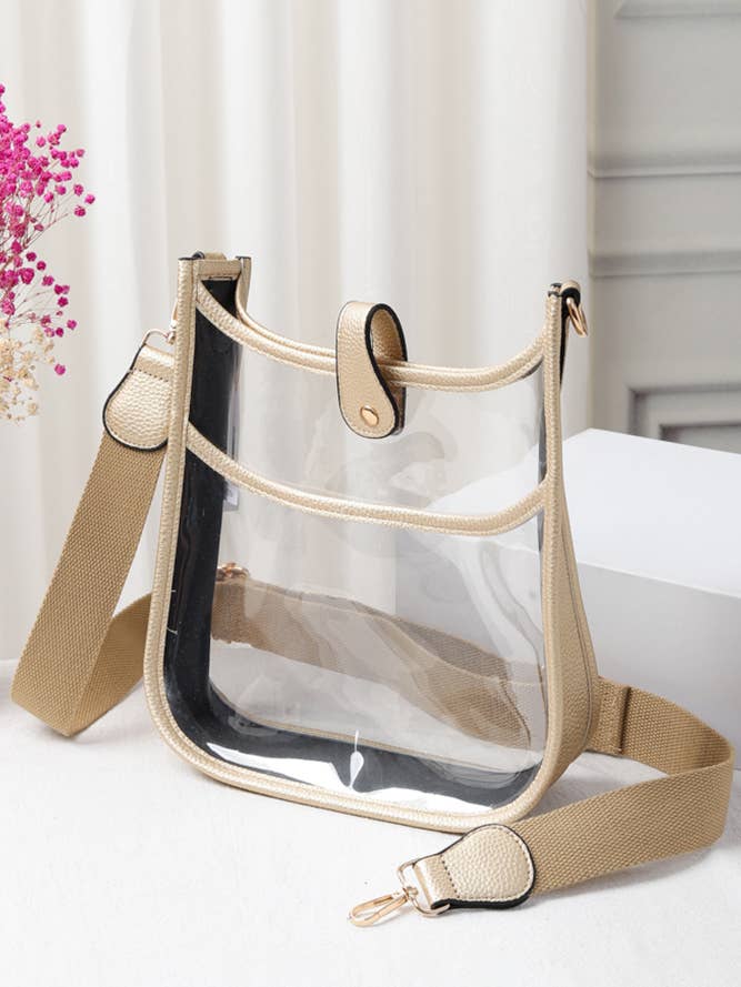 Clear Stadium Crossbody Bag for wholesale by Hana