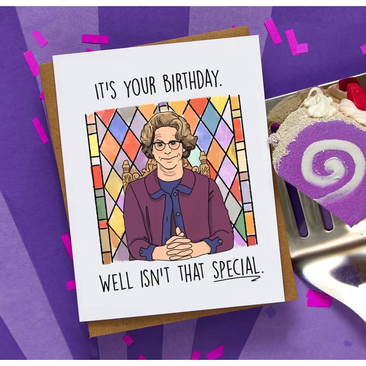 Sarah Pilar - Wholesale Birthday Card - Church Lady SNL Birthday Card