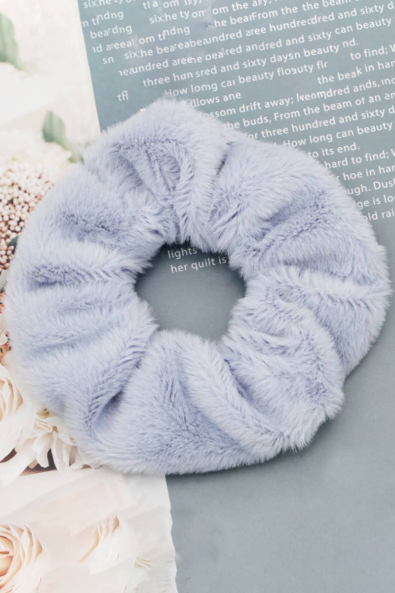 ACCITY - Wholesale Scrunchie - Women's - FLUFFY PLEATED SCRUNCHIE HAIR TIE_CWAHA01887