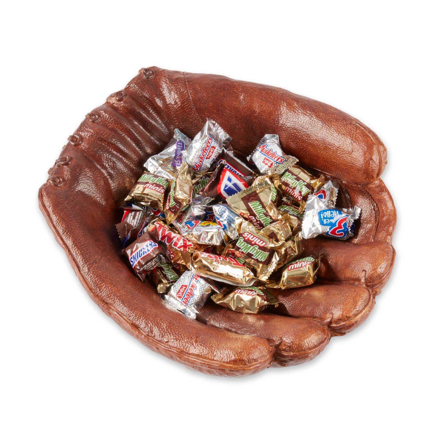 BeyBerk International - Vendita all'ingrosso Portagioie - Piatto Portagioie a Forma di Guanto da Baseball in Resina0