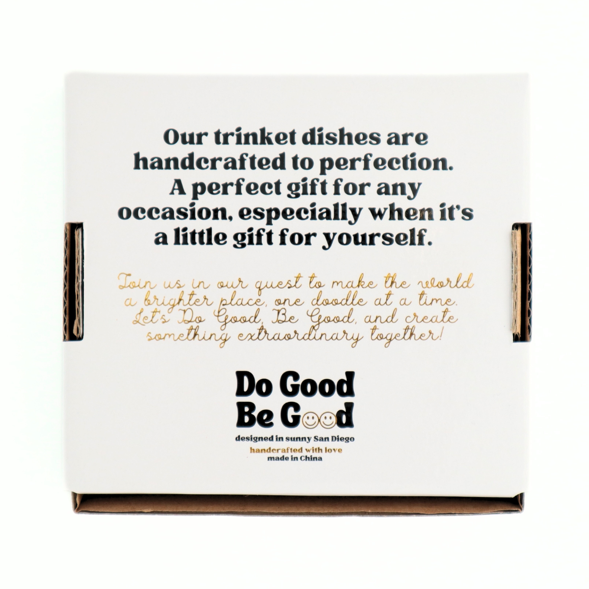 Do Good Be Good – wholesale Jewellery dish – Round Trinket Tray Bling Ring4