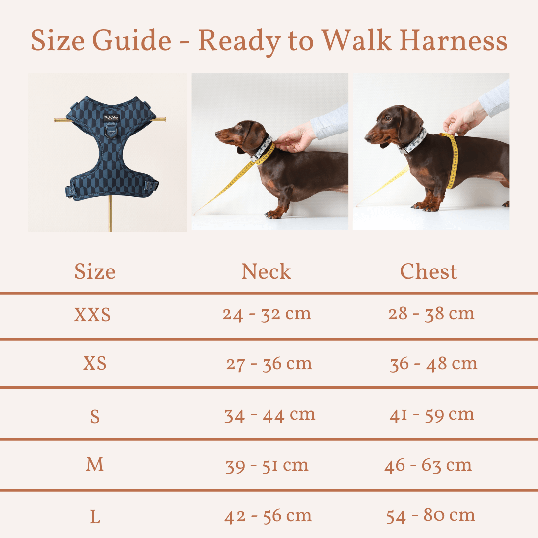 Pip and Palms - Wholesale Pet Harness - Dog - Dog Harness Shades of Blue1