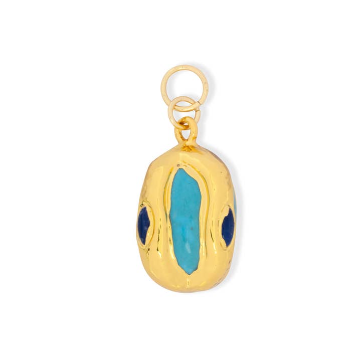 Praia Blue Charm - Set of 4 for wholesale by Ashiana London