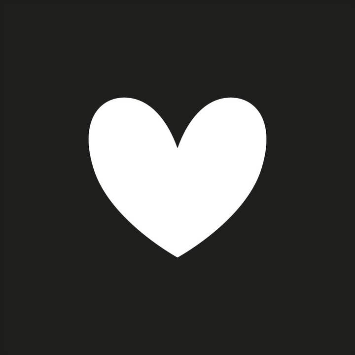 Gewoon ZieZo - Wholesale Wall Accent - White Heart tile