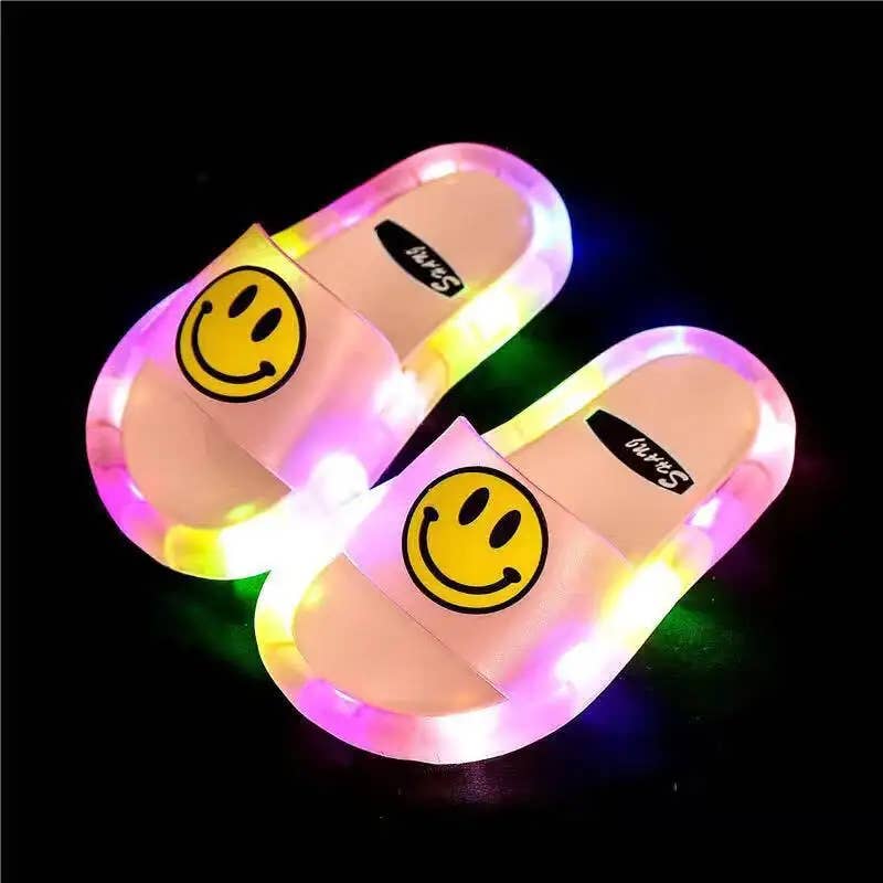SugarQuoteMeNot LLC - Wholesale Slippers - Kids - Kids light up shower/beach slides