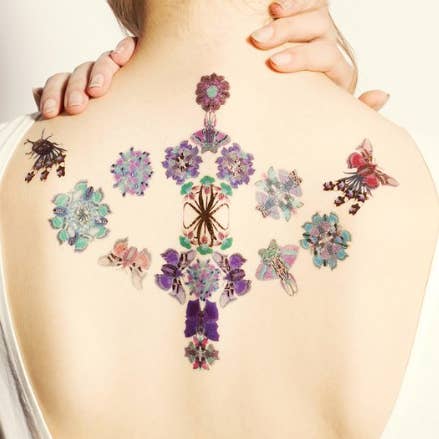 Winged Botanica Temporary Tattoos Stickers for wholesale by PAPERSELF