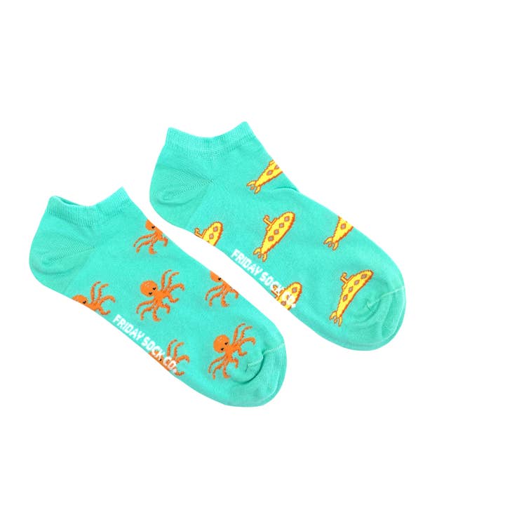 Men’s Submarine and Octopus Ankle Socks for wholesale by Friday Sock Co.