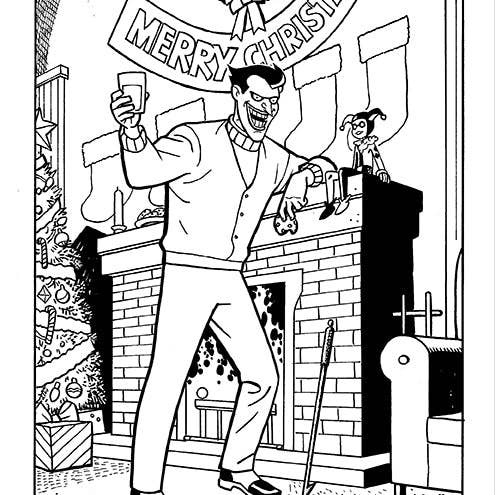 Insight Editions - #1 Pop Culture Publisher - Wholesale Coloring & Activity Book - Adult - Batman: The Animated Series: Official Coloring Book - SALE!4