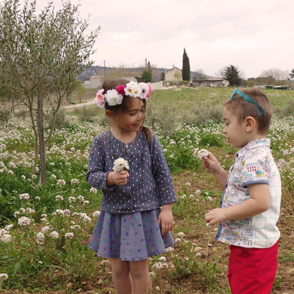 Super Bison – Engroshandel DIY-sysæt – Mønster skjorte Victor 2/12 år17