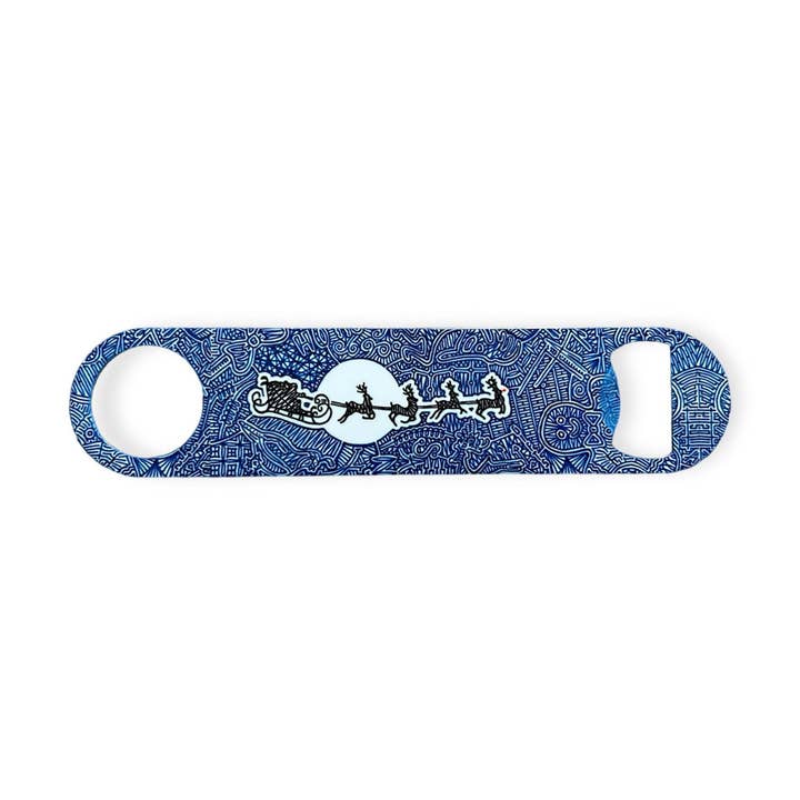 Bottle Opener - Santa for wholesale by Viz Art Ink