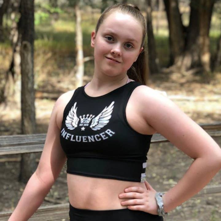 Influencer Sport Crop Top por atacado de Sugar Lulu