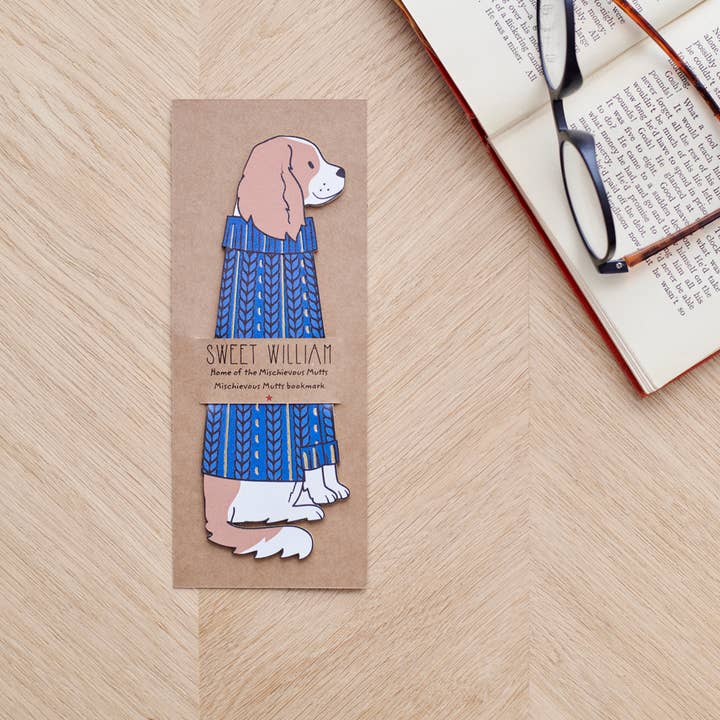 Sweet William Designs – Marcador por atacado – Marcador de Livro - King Charles Cavalier Spaniel 1