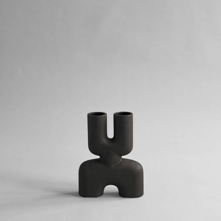 Studio Nordhaven - Wholesale Decorative Tabletop Object - Cobra Double Mini - Coffee