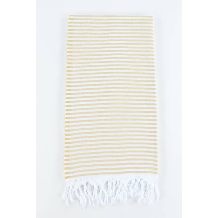 TURKISH LINEN & TOWELS - Wholesale Beach Towel - Premium Turkish Cotton Thin Striped Peshtemal Beach Towel8