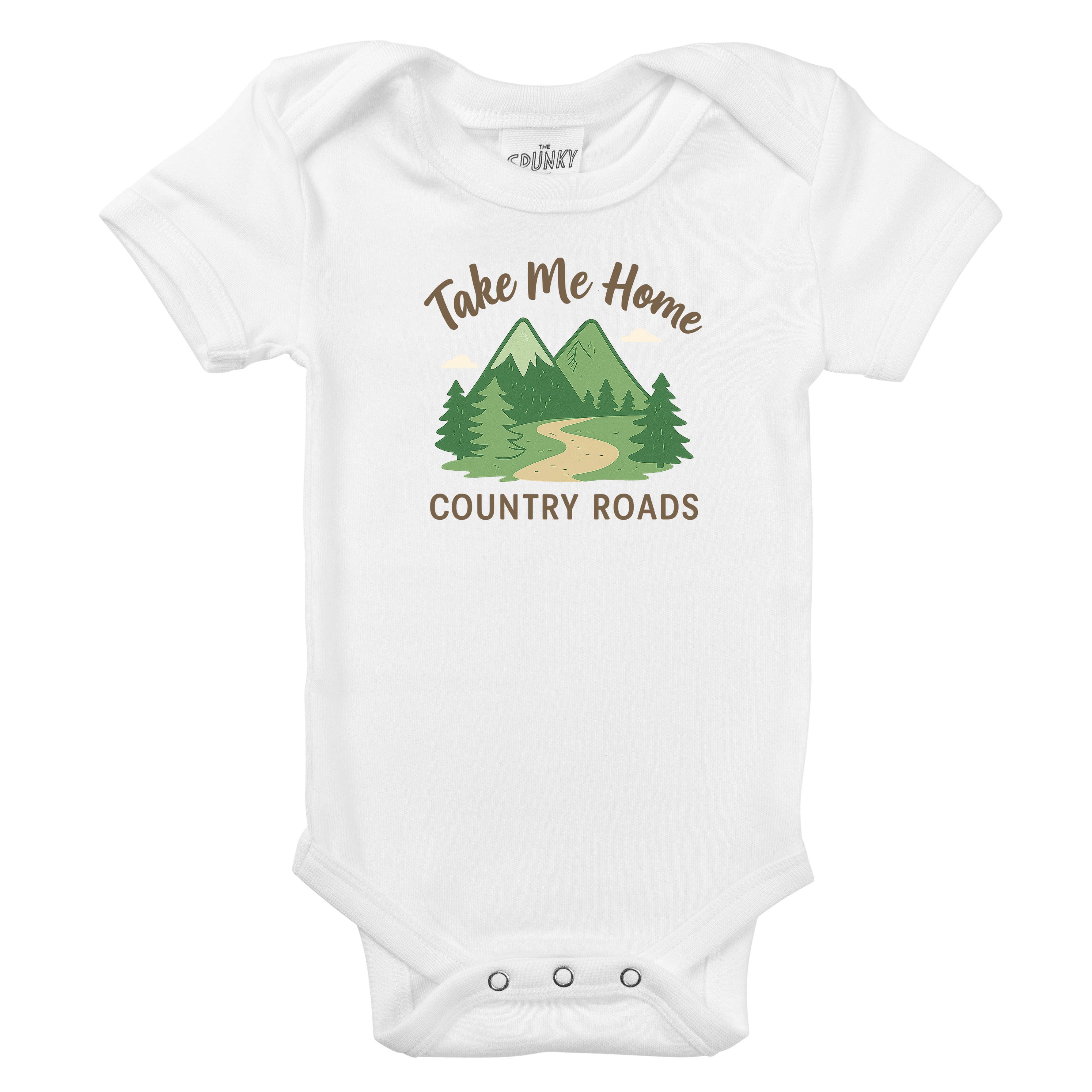 Spunky Stork - Wholesale Bodysuit (Non-Footed) - Baby - Country Roads Organic Baby Bodysuit Toddler Kids Tee Shirt0