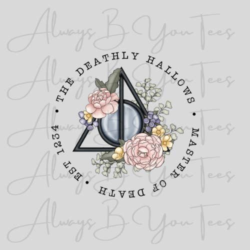 Always B You Tees - Wholesale Sublimation Transfer - The Deathly Hallows DTF Transfer