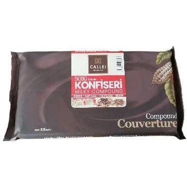 Aladdin - Vendita all'ingrosso Cioccolato - Callei Professional Composto di Cioccolato al Latte Confettato - 2,5 kg0