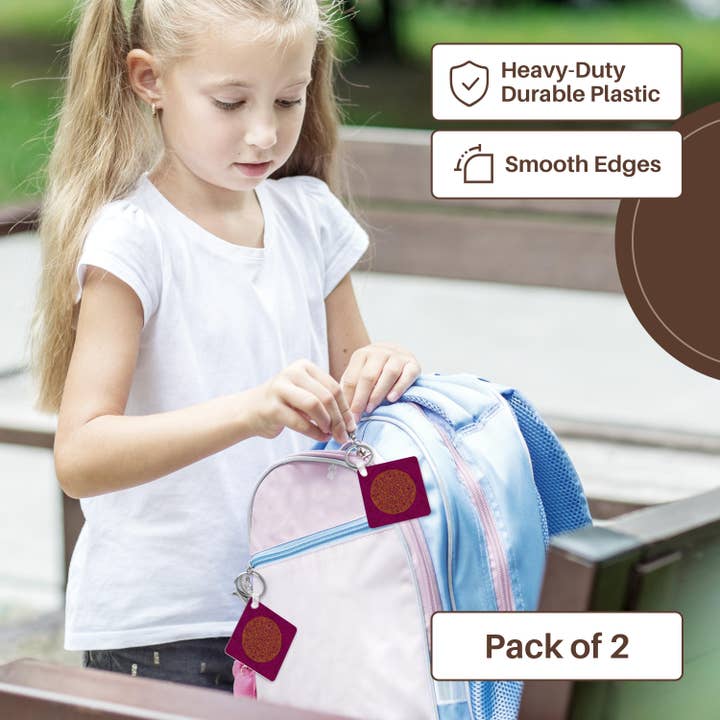 3dRose - Wholesale Keychain - Unisex - 3dRose, Glamorous Elegant Golden Ornament On Bordeaux Red Background, Key Chain8