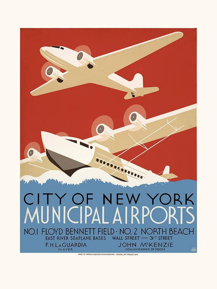 New York Municipal Airport für den Großhandel von Salam Editions