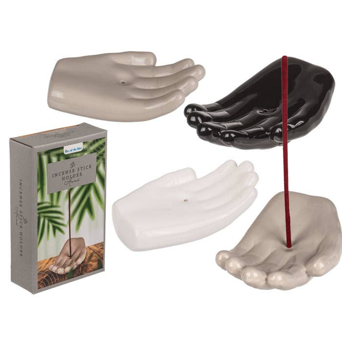 Incense holder, hand, for wholesale by Out of the blue KG