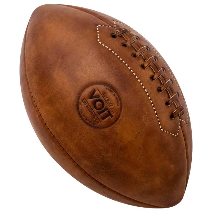 Voit – Großhandel Sportball – Voit 1922 Legacy-Kollektion, naturgegerbtes Leder, Fußball Nr. 7