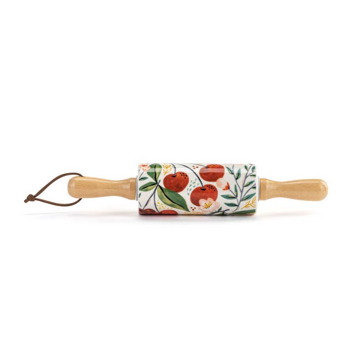 Cherry Ceramic Rolling Pin - 9in for wholesale by DEMDACO