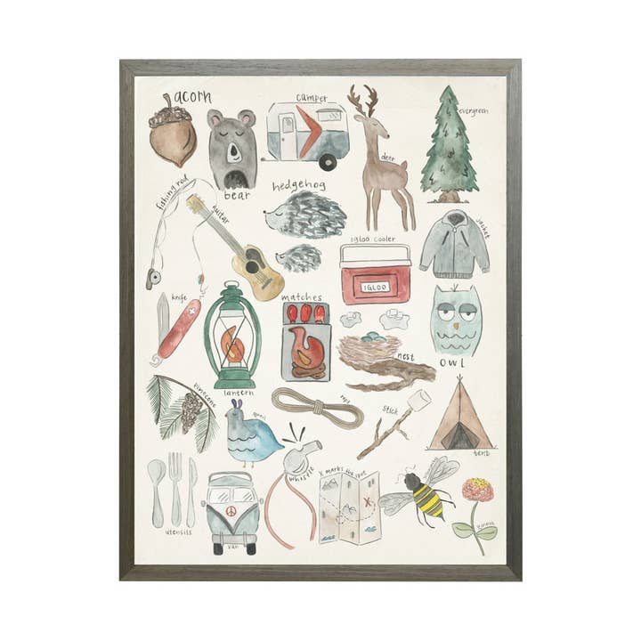 Janie'S Camping Abc'S for wholesale by Antique Curiosities Inc