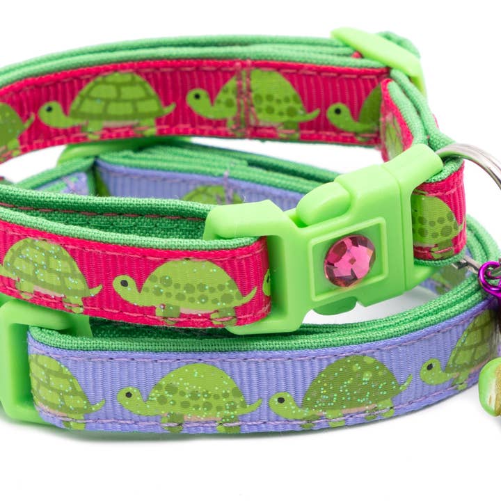 Coleira de Gato com Fecho de Segurança Tartaruga por atacado de From Pugs to Persians Pet Accessories, LLC